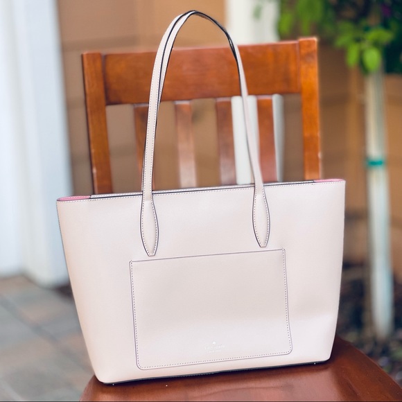 Kate Spade New York Adel Large Tote Bag - Warm Beige - Picture 3 of 11